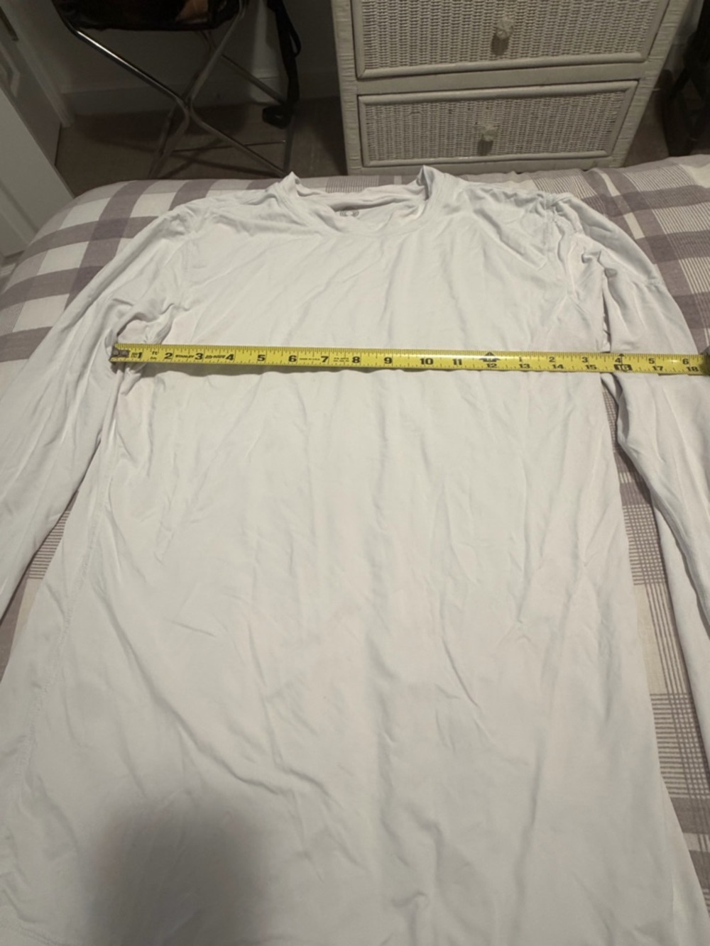Women's Long Sleeve Crew Tee — White - Picture 4 of 9